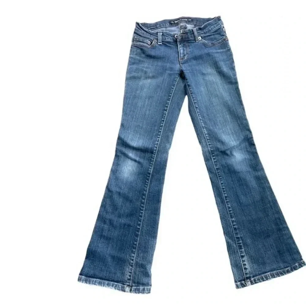 DKNY -Times Square Flare dark wash jeans size 0 EUC